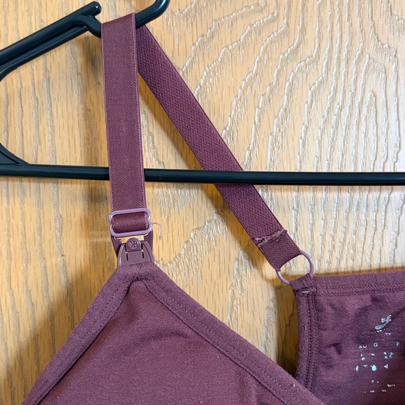 Kindred Bravely Women’s Burgundy Sublime Pumping & Nursing Sports Bra Large - Picture 3 of 6
